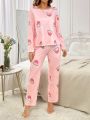 Watermelon Print PJ Set