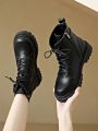 Ladies' Fashionable Lace-up Boots