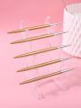 Manicure 6-hole Acrylic Transparent Storage Pen Holder 1 Pack 6-position Transparent Plastic Pen Holder Can Be Assembled And Detached Horizontally