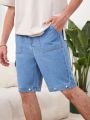 Teen Boys' Street Style Cool Detachable Pant Legs Working Jeans & Shorts