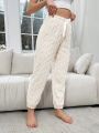 Tie Front Flannelette Lounge Pants