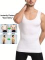 Men's Seamless Solid Color Body Shaping Vest