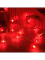 Red Lanterns String Lights 10/20/40/80LED Fairy String Lights For Wedding Chinese New Year Spring Festival Party Christmas Decoration