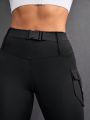 Women's Flip Pocket Sports Leggings