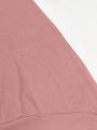 Plus Size Women'S Round Neck Double Pocket T-Shirt