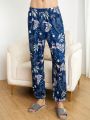 Men's Plant Printed Lounge Pants