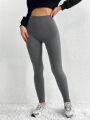 SHEIN Essnce High-waisted Insulated Stretchy Leggings