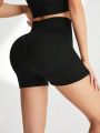 Women's Wide Waistband Athletic Shorts