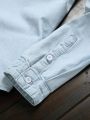 Men's Flip Pocket Denim Shirt