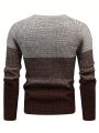 Manfinity Men Color Block Raglan Sleeve Sweater