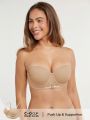 Luvlette Strapless Front-Close Push-up Bra