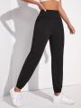 SHEIN Street Sport Tummy Control Sports Pants