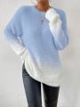 SHEIN Essnce Oversize Gradient Sweater