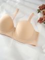 Women's Underwear Bra (Underwire And Lightly Padded) 3pcs Seamless Bra Set