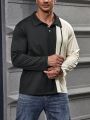 Men Plus Two Tone Polo Shirt