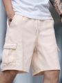 Manfinity EMRG Men'S Cargo Pocket Denim Shorts