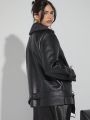 Luxe Womens Vintage Leather Jacket