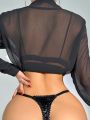 Bow Front Patent Panty