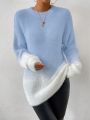 SHEIN Essnce Oversize Gradient Sweater