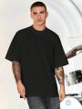 Manfinity Hypemode Men's Loose Solid Color T-shirt