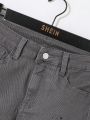 SHEIN Big Boys' Ripped Detail Jeans
