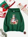 Teen Girl Christmas Print Hoodie