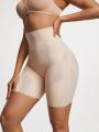 Mesh Insert High Waist Body Shaping Shorts