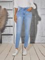 Light Blue Skinny Stretch Denim Pants