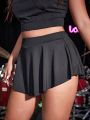 PUNK Plus High Waist Mini Flare Skirt