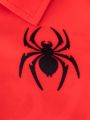 SHEIN Kids EVRYDAY Boys' (Little) Spider Print Short Sleeve Shirt