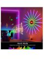 5v Fireworks Led Lights Waterfall Light Set With Rgb Colors, Perfect For Decoration