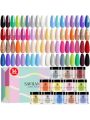 Saviland 36 Colors Dip Powder Nail Kit - Professional Nail Dip Powder Kit Glitter Dip Powder Colors Dip Nails Powder Starter Kit Dipping Powder Set for Beginners Salon Home DIY - Quick Drying No Lamp Needed