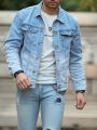 Men'S Gradient Denim Jacket