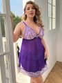 Plus Size Wireless & Sexy Lingerie Dress