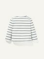 Cozy Cub Baby Boy 3pcs Striped Print Tee