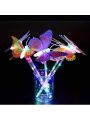 1pc Butterfly Led Flashing Night Light For Children, Christmas/halloween Decoration (random Color)