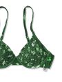 SHEIN Swim Mod Floral Smocked Underwire Bikini Top