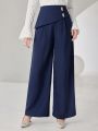 SHEIN Modely High Waist Wide Leg Suit Pants