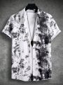 Manfinity EMRG Men'S Tie Dye Short Sleeve Shirt