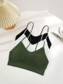 Women'S Solid Color Bra Set (3pcs)