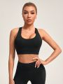 Mesh Patchwork Sports Bra