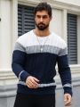 Men'S Color-Blocking Sweater