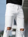 Men's Distressed Denim Pants