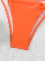 Women'S Solid Color Swimsuit Set