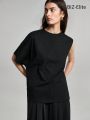 SHEIN BIZwear Round-neck Casual T-shirt