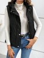 SHEIN Frenchy Women'S Vest Padded Jacket