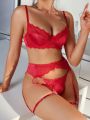 Classic Sexy Valentine's Day Style Sexy Garter Lingerie Set