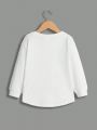 SHEIN Young Boy Casual And Comfortable Thin Long Sleeve T-Shirt