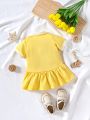 Baby Girl'S Cute College Style Dress