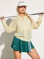 SHEIN VARSITIE Sports GOLF Basic Outdoors  With KNIT